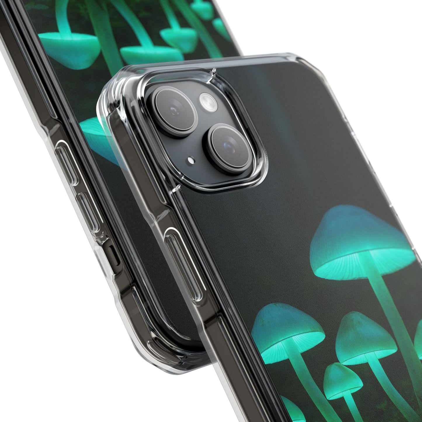 Glowing Mushroom iPhone Case, Unique Cellphone Protector, Gift for Nature Lovers, Eco-Friendly Tech Accessory
