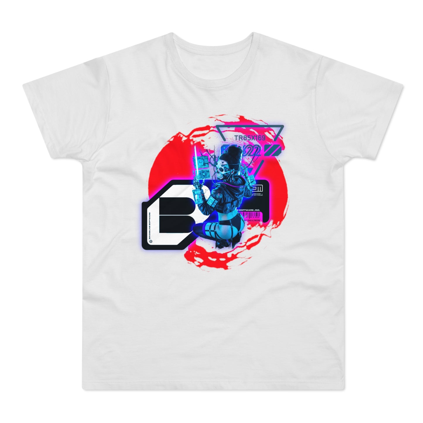 Futuristic Graphic Tee, Urban Outfit, Cyberpunk Style T-shirt, Men's Streetwear, Casual Wear, Gift for Tech Lovers
