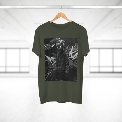 Urban Cyberpunk Unisex T-Shirt - Edgy Graphic Tee with Futuristic Design