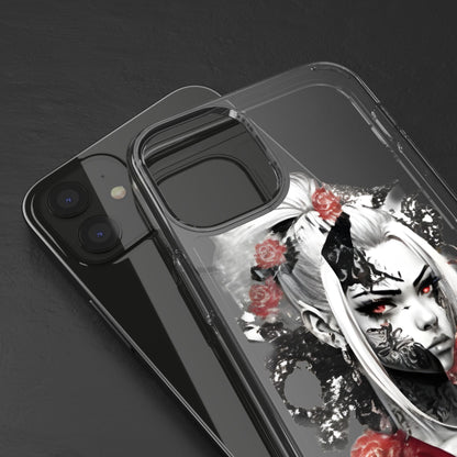 Mystical Warrior Clear Phone Case - Stylish & Protective