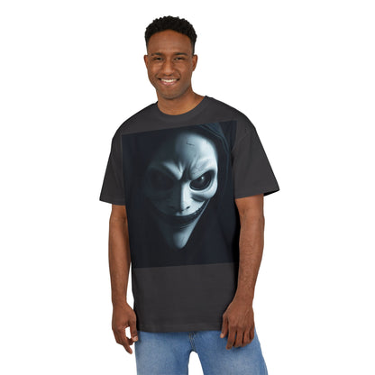 Spooky Graphic Unisex Oversized Tee, Halloween Shirt, Horror Aesthetic Tee, Statement Tee for Parties, Casual Wear, Gift Idea