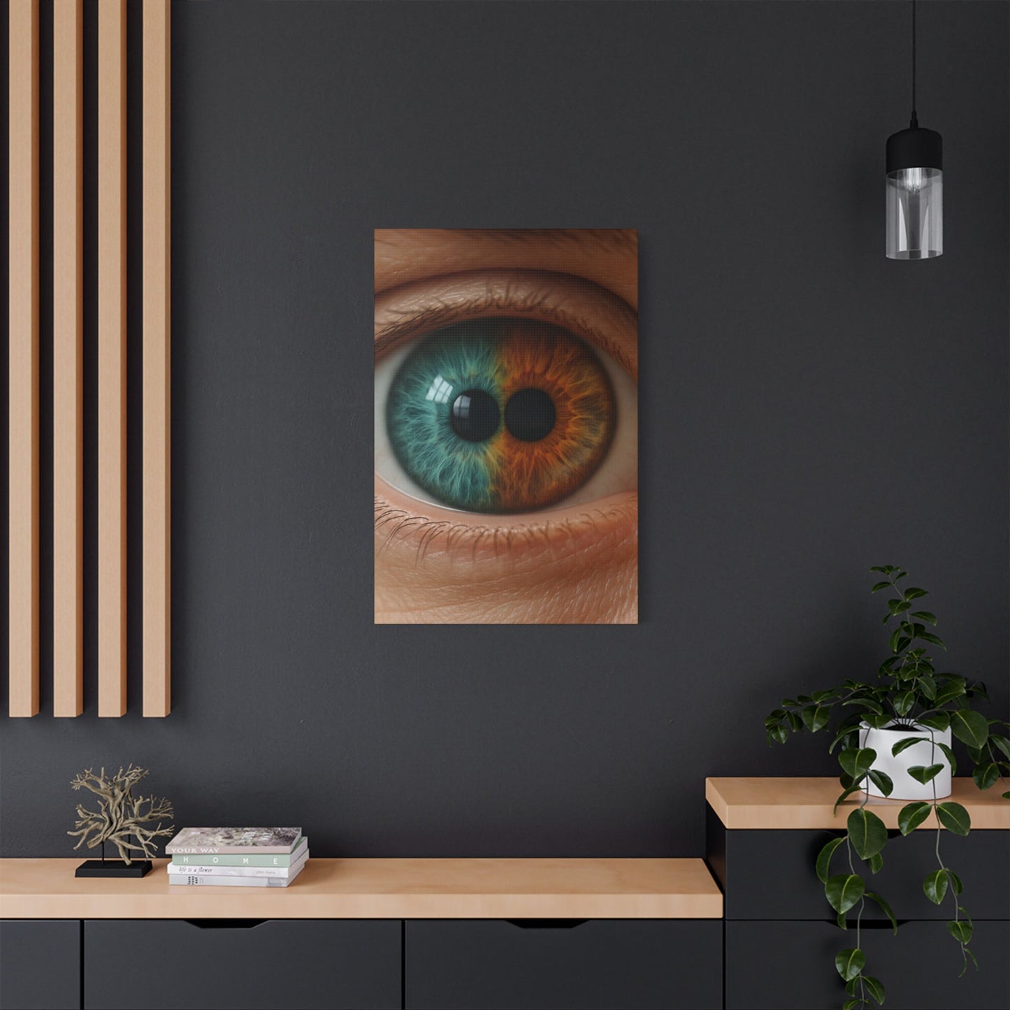 Eye Art Canvas Print, Unique Wall Decor, Home Design, Gift for Art Lovers, Modern Aesthetic, Creative Interior