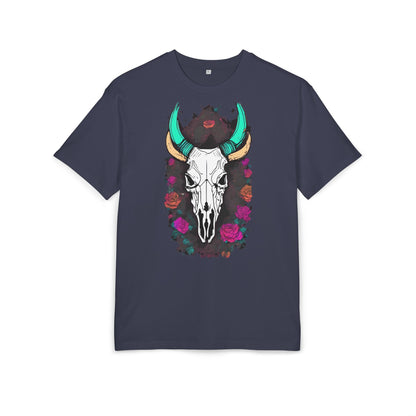 Bohemian Skull Graphic Tee, Unisex Heavy Oversize Tee, Cool Graphic T-Shirt, Festival Fashion, Casual Wear, Unique Gift Idea