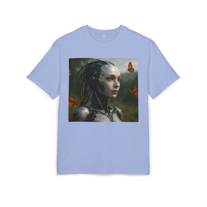 Futuristic Robot Graphic Tee, Oversize T-Shirt, Unisex Relaxed Fit Shirt, Casual Wear, Gift for Tech Lovers