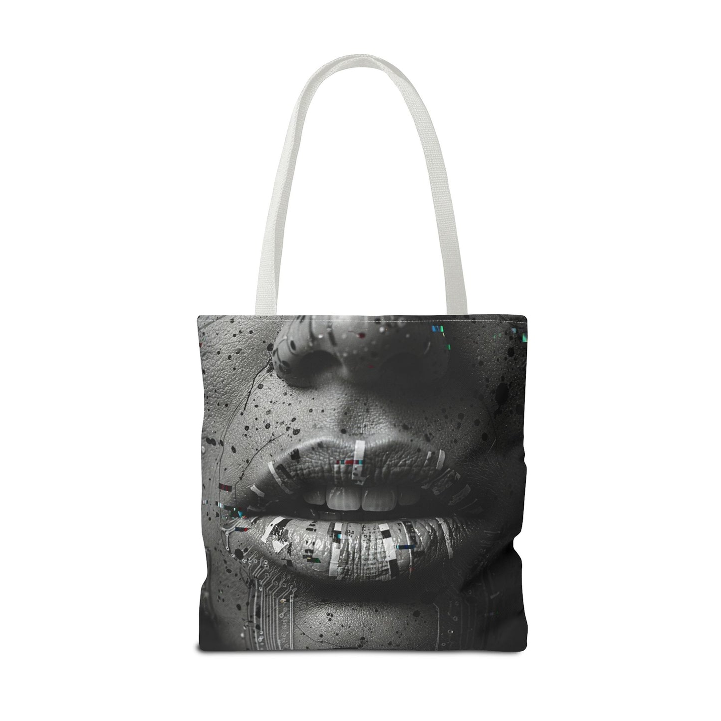 Stylish Graphic Tote Bag - Chic Everyday Carryall, Trendy Laptop Bag, Fashion Statement, Art-Inspired Gift, Eco-Friendly