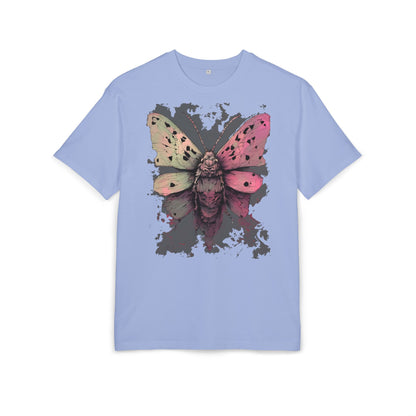 Moth Art Unisex Oversized Tee, Graphic T-Shirt, Nature Lover Gift, Everyday Wear, Summer Style