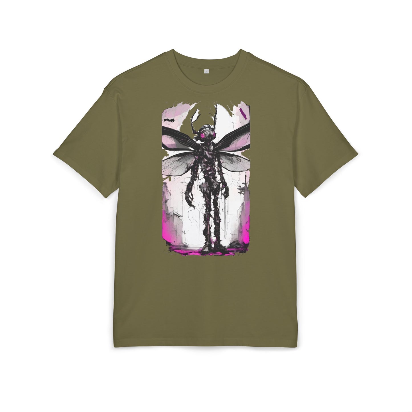 Edgy Artistic Oversize Tee, Graphic Tee, Unisex Shirt, Casual Wear, Statement Piece, Gift for Art Lovers