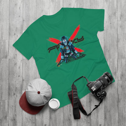 Futuristic Robot Graphic Tee - Unisex Casual T-Shirt, Geek Fashion, Gift for Gamers, Science Fiction Style, Birthday Present