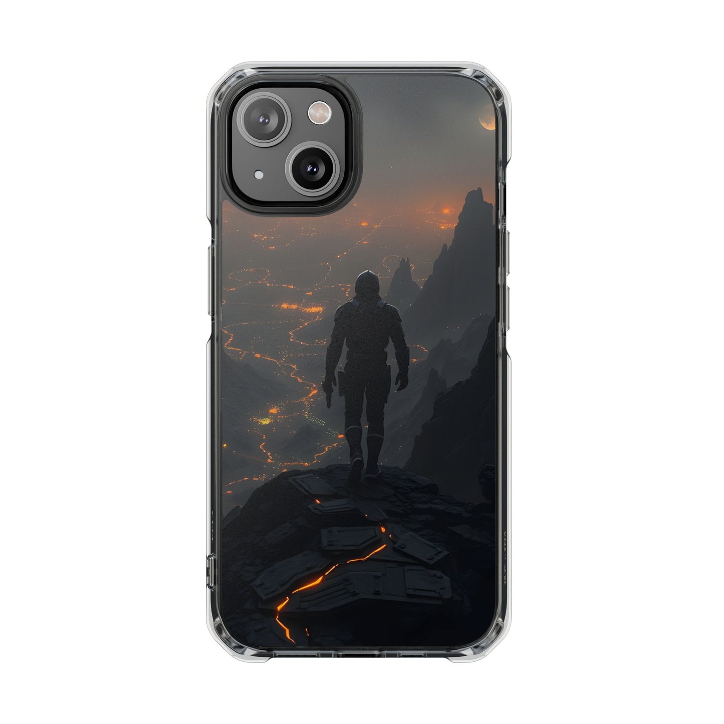 Magnetic Clear Impact Phone Cases, Adventure Phone Cover, Gamer Gift, Customizable Phone Shell, Trendy Tech Accessory