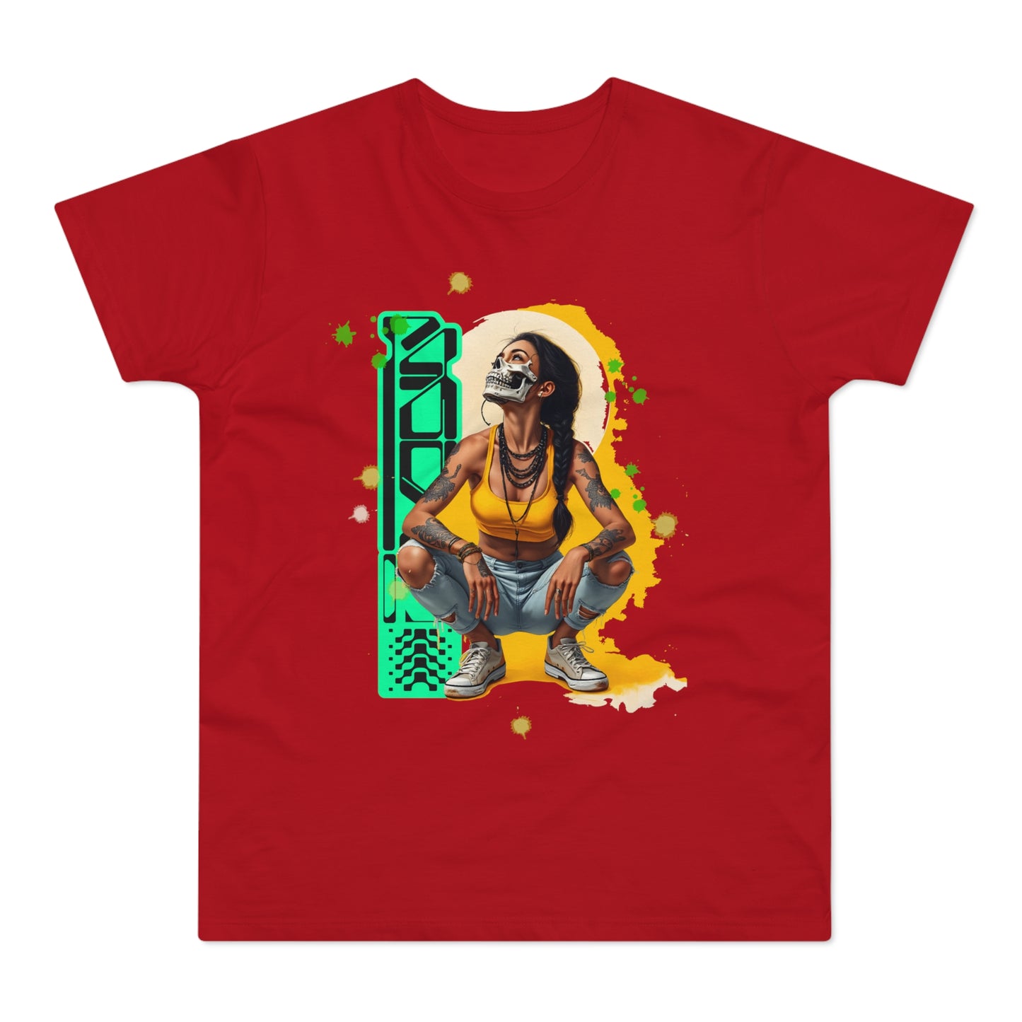 Vibrant Graphic Unisex T-Shirt, Casual Wear, Street Style, Gift for Him, Graphic Tee, Music Festival Shirt