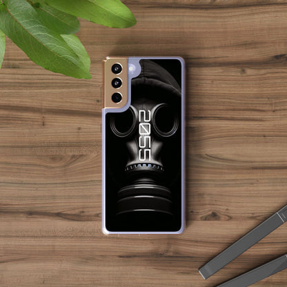 Phone Case Dystopian Gas Mask Design