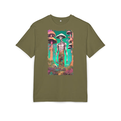 Psychedelic Alien Oversize Tee, Unisex Graphic T-Shirt, Casual Streetwear, Gift for Sci-Fi Lovers, Festival Apparel