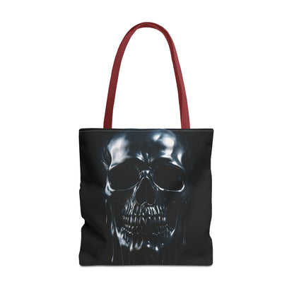 Gothic Skull Tote Bag, Edgy Fashion Accessory, Perfect for Halloween, Unique Gift Idea, Stylish Shopping Companion, All-Occasion Use