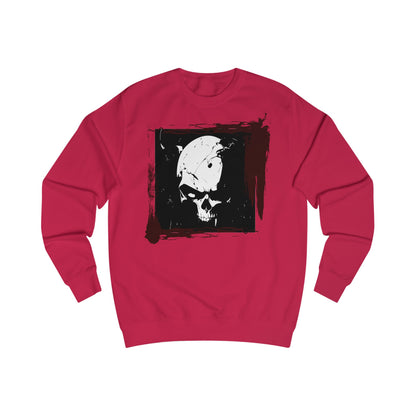 Skull Graphic Unisex Sweatshirt - Edgy Streetwear, Ghostly Aesthetic, Halloween Apparel, Cozy Fall Wear, Unique Gift Idea