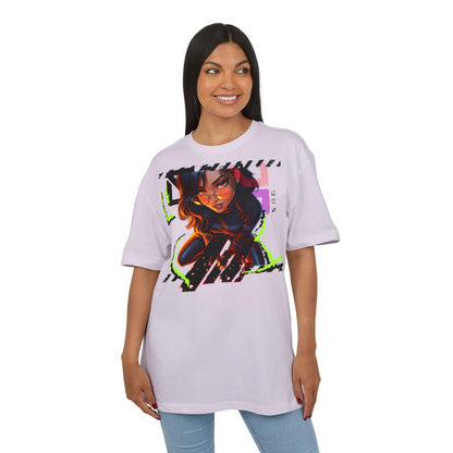 Edgy Graphic Unisex Heavy Oversize Tee - Street Style Fashion