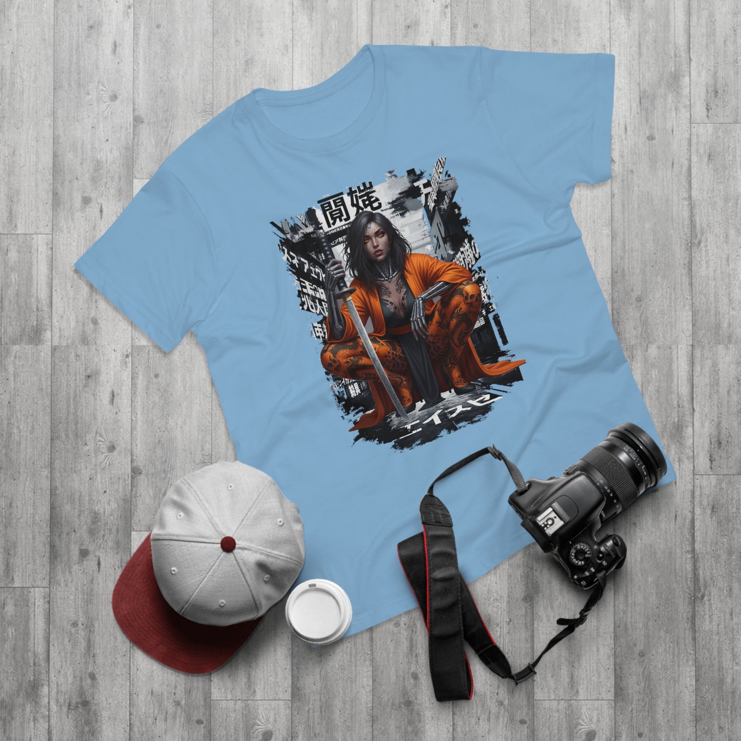 Urban Samurai Unisex T-shirt, Graphic Tee for Anime Fans, Streetwear Fashion, Unique Gift for Birthdays, Casual Wear