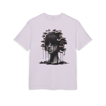 Mystical Mushroom Graphic Unisex Heavy Oversize Tee
