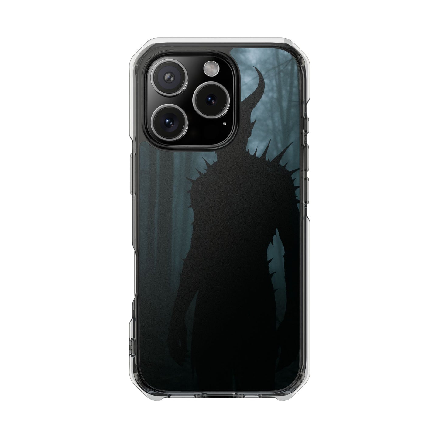 Magnetic Phone Cases, Dark Fantasy Case, Spooky Halloween Accessory, Gift for Gamers, Customizable Clear Impact Cover