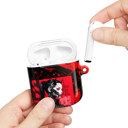 Cyberpunk AirPod Case - Stylish Reactive Design for Tech Lovers, Gifts for Gamers, Modern Charging Case, Unique Earbud Cover