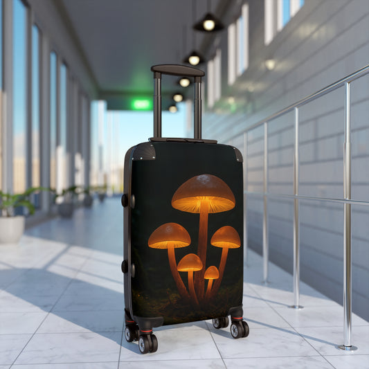 Mushroom Suitcase – Travel Gear, Luggage, Weekend Getaway, Gift for Travelers, Adventure Accessories
