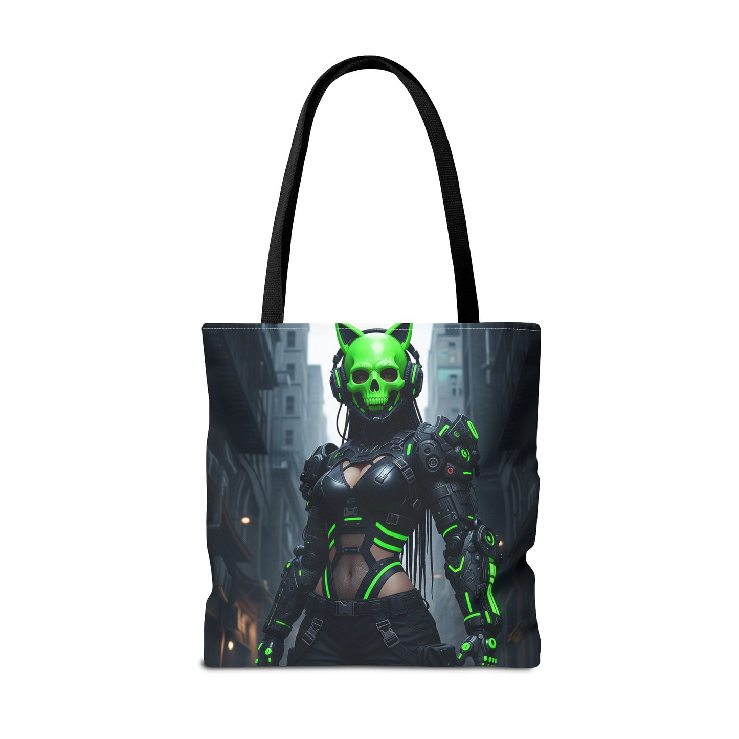 Futuristic Cyberpunk Tote Bag | Stylish AOP Bag with Neon Skull Design | Perfect Gift for Gamers and Tech Enthusiasts, Festival [...]