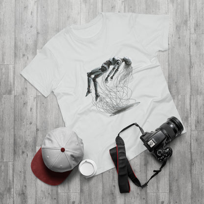 Futuristic Graphic Tee, Cool Unisex T-Shirt for Tech Enthusiasts, Gift for Birthdays, Casual Wear, Unique Art Shirt