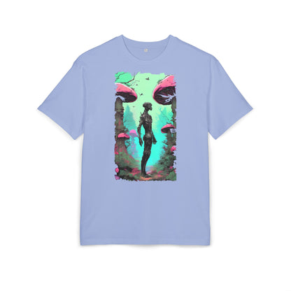 Psychedelic Mushroom Tee, Unisex Oversize Shirt, Trendy Graphic T-shirt, Casual Wear, Festival Attire, Unique Gifts
