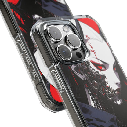 Magnetic Impact Phone Case, Anime Art Phone Cover, Goth Accessories for Her, Gift for Tech Lovers, Unique Phone Protection