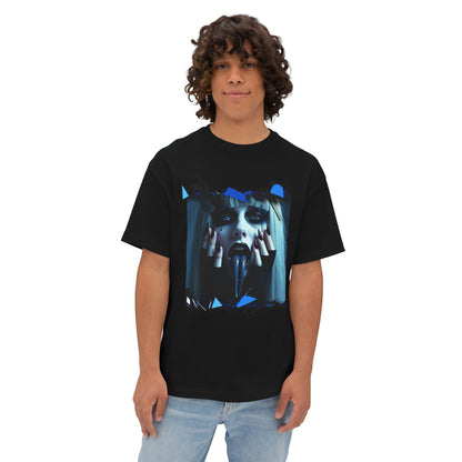 Edgy Oversized Tee - Unisex Graphic Shirt, Streetwear Fashion, Unique Gift for Him/Her, Casual or Trendy Look, Art Enthusiast Apparel