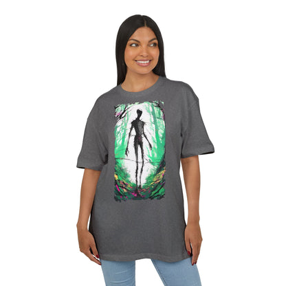 Mystical Forest Oversize Tee, Unisex Heavy Tee, Witchy Fashion, Boho Graphic Shirt, Alternative Style Tee