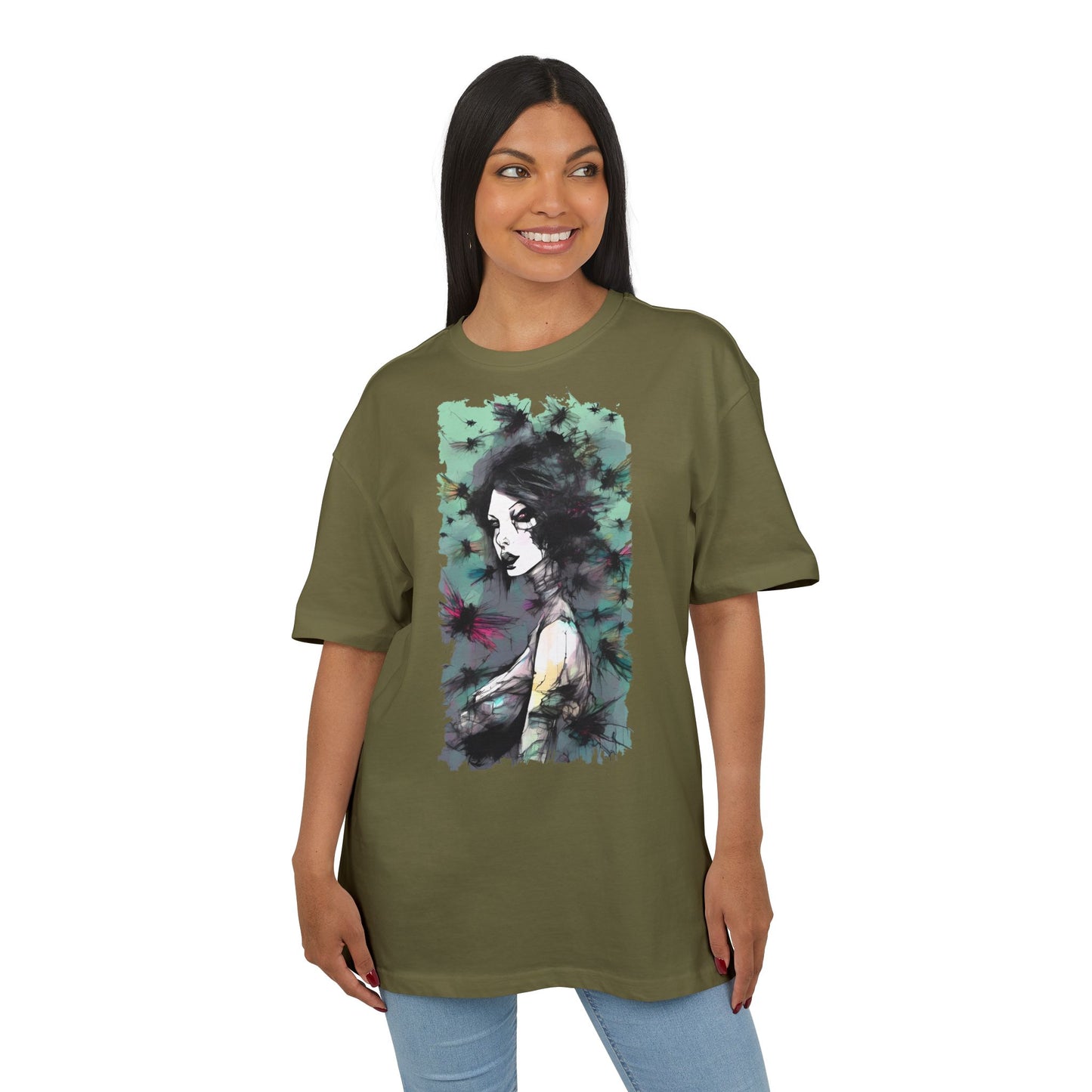 Artistic Oversize Tee - Unique Graphic Shirt for Creative Souls, Comfortable Fashion for Art Lovers, Unisex Casual Wear