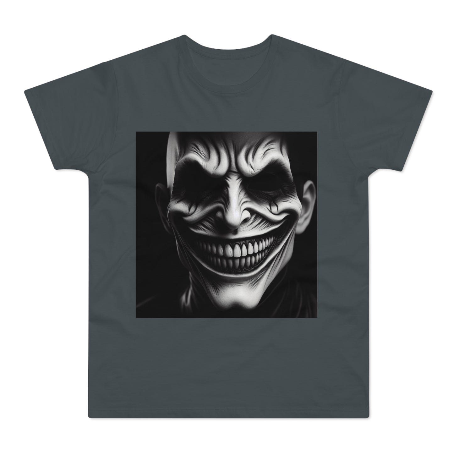 Creepy Clown Unisex T-Shirt - Unisex Graphic Tee for Halloween, Horror Fans, Costume Party, Unique Gift Idea, Spooky Apparel
