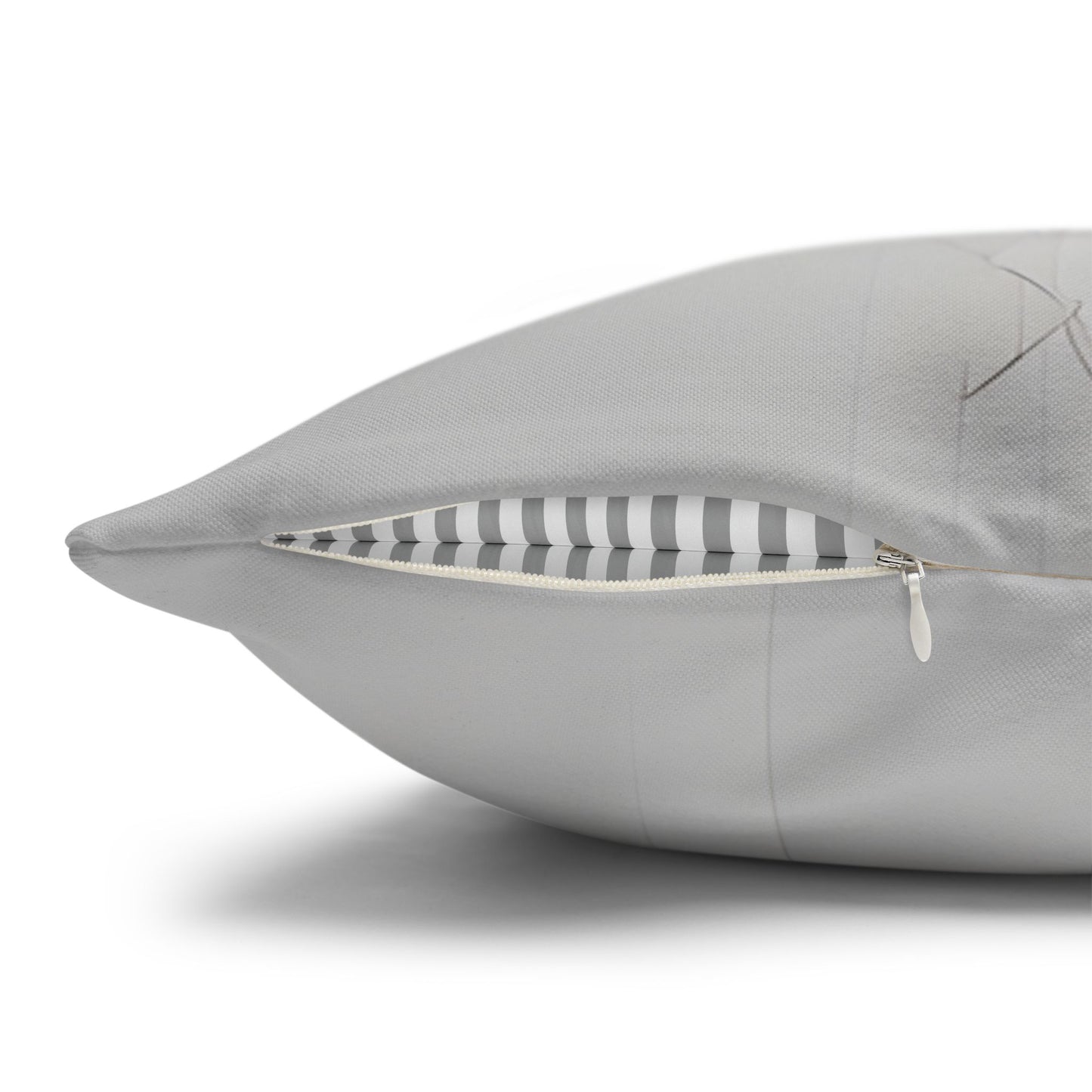Square Pillowcase with Edgy Futuristic Cat Design