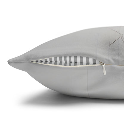 Square Pillowcase with Edgy Futuristic Cat Design