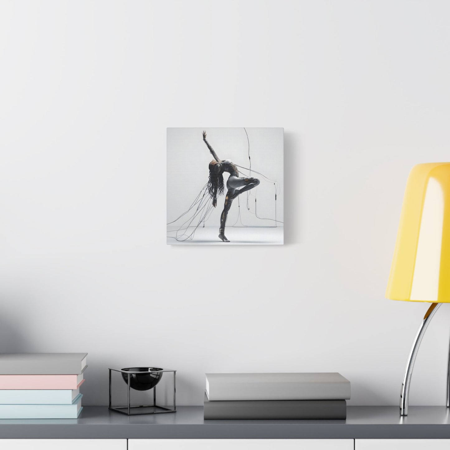 Satin Canvas Wall Art, Modern Abstract Decor, Contemporary Home Accent, Unique Gift for Art Lovers, Minimalist Artwork