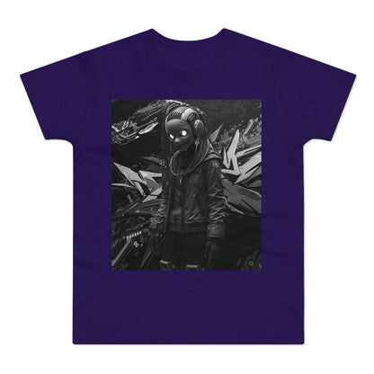 Urban Cyberpunk Unisex T-Shirt - Edgy Graphic Tee with Futuristic Design