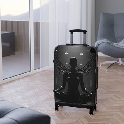 Travel Suitcase with Futuristic Design - Cyberpunk Collection