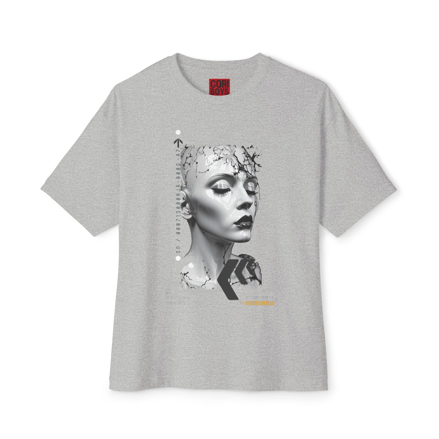 Chic Graphic Tee, Unisex Streetwear, Trendy Oversized Shirt, Modern Art T-Shirt, Casual Wear for Everyday Style