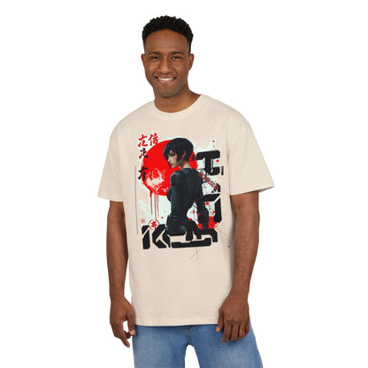 Unisex Oversized Graphic Tee with Anime Design, Casual Streetwear, Perfect for Everyday Wear, Gift for Anime Fans, Cosplay, Summer Style