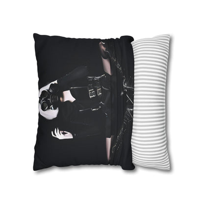 Gothic Glam Pillows, Square Cushion Covers, Elegant Home Decor, Statement Throw, Dark Aesthetic Gifts, Modern Bedroom Accent