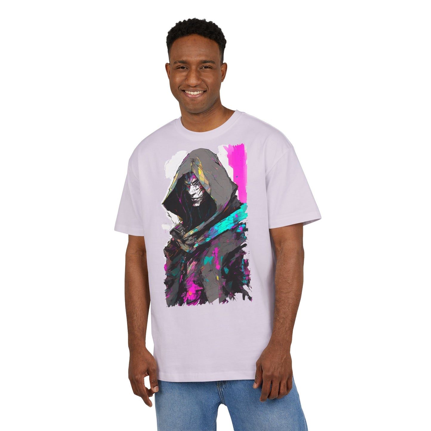 Stylish Oversized Graphic Tee featuring Artistic Illustration, Casual Wear, Unisex T-Shirt, Streetwear Fashion, Gift for Art Lovers