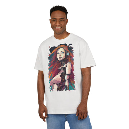 Artistic Oversize Tee - Vibrant Graphic Shirt, Casual Streetwear, Unique Gift for Art Lovers, Everyday Wear, Graphic Tee