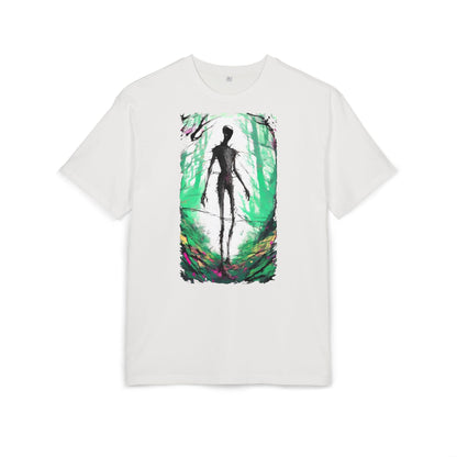 Mystical Forest Oversize Tee, Unisex Heavy Tee, Witchy Fashion, Boho Graphic Shirt, Alternative Style Tee