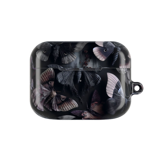 Dark Moths Gothic AirPod Cases, Stylish Protection, Gift for Music Lovers, Trendy Accessories, Unique Designs for Any Occasion