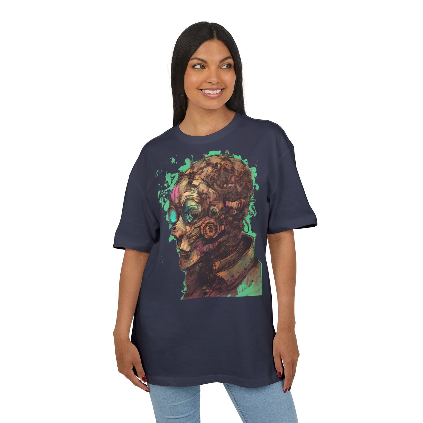Artistic Oversize Tee - Unique Graphic Shirt for Art Lovers, Unisex Fashion, Streetwear Style, Gift for Creatives, Trendy Apparel
