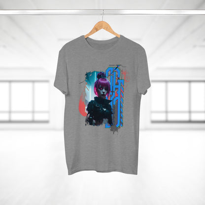 Cyberpunk Art Unisex T-Shirt, Streetwear Tee, Graphic Shirt, Gift for Him, Festival Apparel, Tech-Inspired Fashion