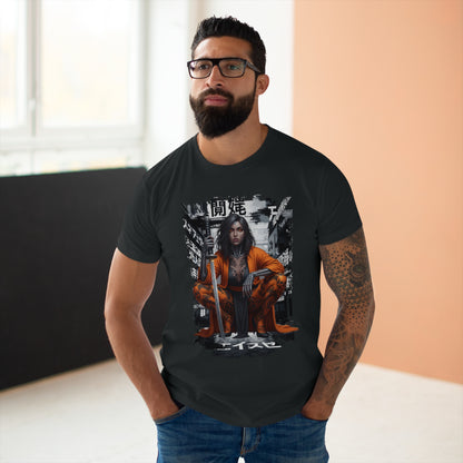 Urban Samurai Unisex T-shirt, Graphic Tee for Anime Fans, Streetwear Fashion, Unique Gift for Birthdays, Casual Wear