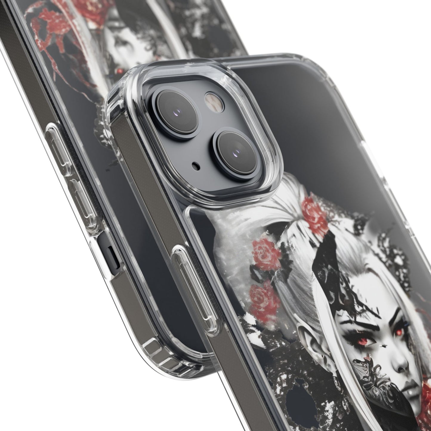 Mystical Warrior Clear Phone Case - Stylish & Protective