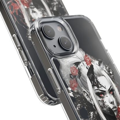 Mystical Warrior Clear Phone Case - Stylish & Protective