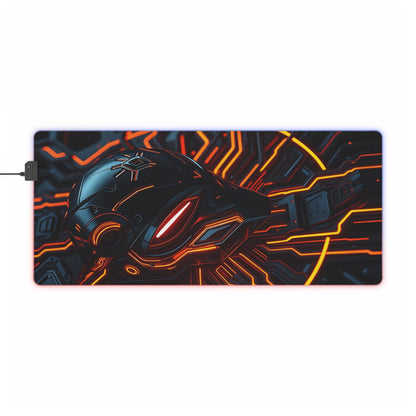 Gaming Mouse Pad with Abstract Cyber Design